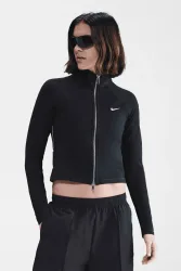 Nike Crop Trainingsjacke - Black XS Damen