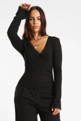 Tally Weijl Langarmshirt - Black S Damen