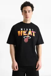 New Era T-Shirt - Black L Herren