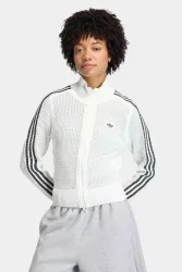 Adidas Originals Häkel Trainingsjacke - Off White S Damen