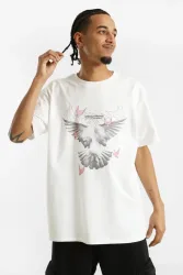 Upscale Oversize T-Shirt - White M Herren