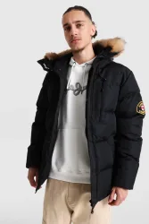 Zavetti Canada Oshawa 2.0 Puffer Parka - Jet Black XS Herren