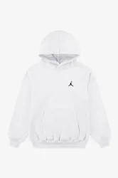 Jordan Brooklyn Fleece Kapuzensweatshirt - White M Kids