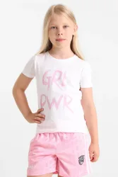 Miss Tee Sweet Heart Candy T-Shirt - White 146-152 Kids