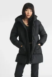 Shōrai Puffermantel - Black M Damen