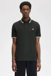 Fred Perry - Polo-Shirt Twin Tipped, für Herren, Schwarz, Größe S
