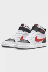 Nike Court Borough 2 Kids Sneaker - White + Black + Red EU29.5