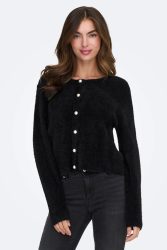 Only ONLPETRA Hairy Cardigan - Black M Damen