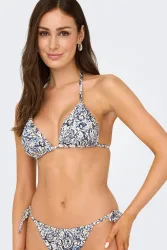 Only Marseille Triangel Bikini-Oberteil - Whitecap Gray XS Damen