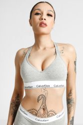 Calvin Klein Underwear Bralette - Grau meliert M Damen