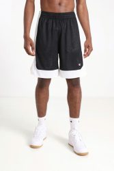 Champion Mesh Shorts - Black + White M Herren