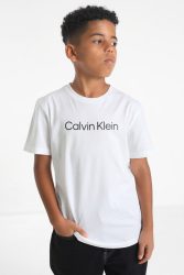 Calvin Klein Jeans T-Shirt - Bright White 14 Kids