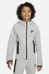 Nike Sportswear Tech Fleece Kapuzensweatjacke - Grey Heather S Kids