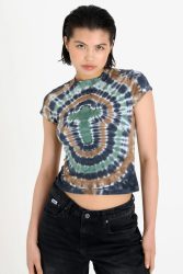 The Ragged Priest Tainted Tie Dye Baby T-Shirt - Mehrfarbig S Damen