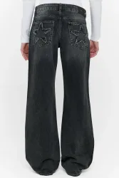 Tally Weijl Straight Leg Jeans - Grey Washed 38 Damen