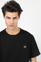 Fred Perry T-Shirt - Schwarz S Herren