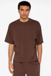 Urban Classics Sweat T-Shirt - Chocolatebrown M Herren