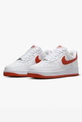 Nike Air Force 1 '07 Sneaker - White + Dragon Red EU41 Herren