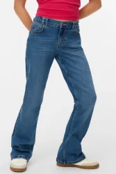 Vero Moda VMRIVER Flared Jeans - Medium Blue Denim 146 Kids