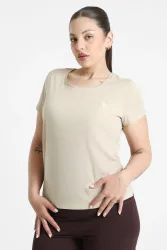 U.S. Polo Assn. T-Shirt - Light Beige S Damen