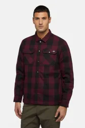 Dickies Sacramento Gefüttertes Overshirt - Maroon L Herren