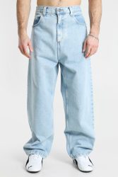 Carhartt WIP Brandon Loose Fit Jeans - Blue Heavy Stone Bleached S Herren