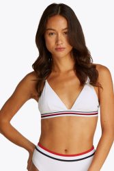Tommy Hilfiger Triangel Bikini-Oberteil - Classic White M Damen