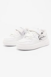 Karl Kani 89 Logo Baby Sneaker - White + Black EU21
