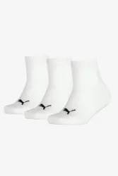 Puma - Socken  3er Pack Bequem sitzend-Plain Quarter 3P, 31-34, Weiss