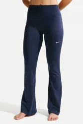 Nike Flare Leggings - Midnight Navy + White XS Damen
