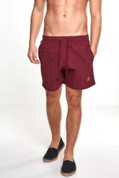 Urban Classics Badeshorts - Bordeaux L Herren