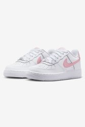 Nike Air Force 1 Sneaker - White + Medium Soft Pink EU37.5 Kids