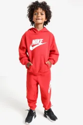 Nike Club Fleece Kids-Set - University Red 5y
