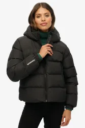 Superdry Pufferjacke - Black M Damen