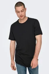Only & Sons ONSBENNE LONGY T-Shirt - Black XL Herren