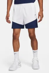 Nike Icon Mesh Shorts - White + Midnight Navy S Herren