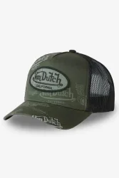 Von Dutch Trucker Cap / Snapback - Dark Olive + Black Einheitsgroesse Herren