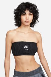 Nike Air Bandeau Crop Top - Schwarz XS Damen