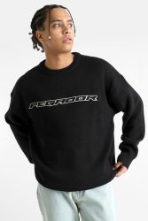 Pegador Strickpullover - Black L Herren