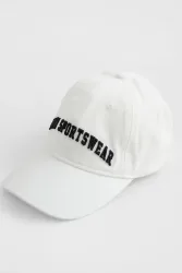Aimn Varsity Strapback Cap - Offwhite Einheitsgroesse Damen
