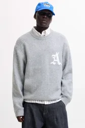 Jack & Jones JCOLEGACY Strickpullover - Light Grey Melange M Herren