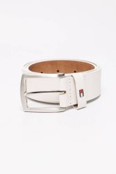 Tommy Hilfiger New Denton Ledergürtel - Optic White 80 Herren