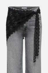 Only ONLSOF Spitzentuch / Foulard - Black Einheitsgroesse Damen
