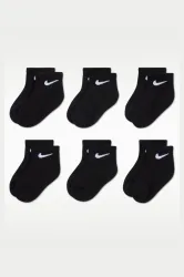 Nike Sechserpack Baby Socken - Black EU16-18.5