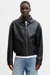 Jack & Jones JJLEON Bomber Kunstlederjacke - Black S Herren