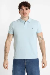U.S. Polo Assn. King Poloshirt - Baby Blue S Herren