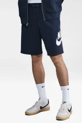 Nike Club Alumni Sweatshorts - Obsidian + White L Herren