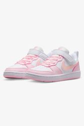Nike - Court Borough Low Recraft, Court Borough Low Recraft Klettverschluss Sneaker, 30, Rosa
