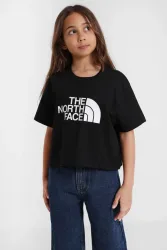 The North Face Crop T-Shirt - Black L Kids