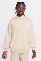Nike Sportswear Club Fleece Oversize Kapuzensweatshirt - Sandrift L Kids